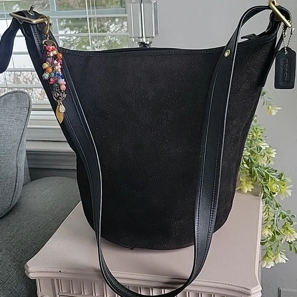 Coach | Bags | Vintage Coach Black Berkeley Xl Duffle Feed Sac 90  